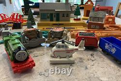 Lot of 197 Thomas The Tank Engine & Friends Train Trackmaster TOMY Blue Track