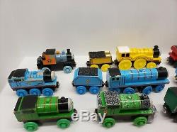 Lot of 20 Thomas The Tank Engine Wooden Trains Bulk Mostly Learning Curve Brand
