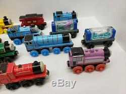 Lot of 20 Thomas The Tank Engine Wooden Trains Bulk Mostly Learning Curve Brand