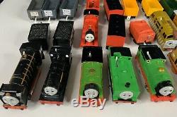 Lot of 62 Tomy Thomas Train Tank Engine Trains and Cars, Many Motorized