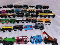 Lot of 78 Thomas The Train Tank Engine Wooden Trains and Cars Bulk RARE Vintage
