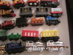 Lot of About 50 Pieces Thomas The Tank Engine Train Pieces, Wooden & Die-cast