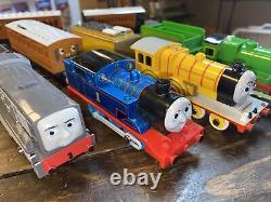 Massive Lot Thomas the Train Trackmaster Tomy Engines Cargo Beds Untested