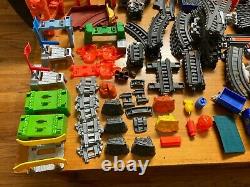 Missive Lot of Thomas and Friends Trackmaster Gray Trains & Tracks over 300 pc