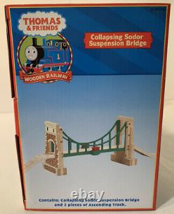 NEW Thomas & Friends Wooden Railway COLLAPSING SODOR SUSPENSION BRIDGE LC99336