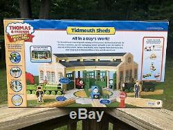 NEW Thomas & Friends Wooden Railway Train TIDMOUTH SHEDS Learning Curve New