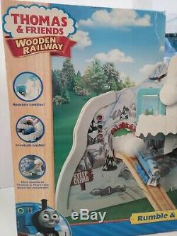 NEW Thomas The Train Wooden Railway Rumble And Race Mountain Set