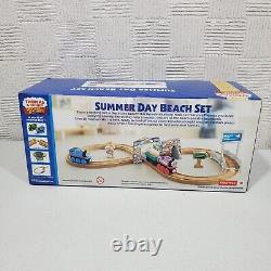NEW Thomas the Train & Friends Wooden Railway Summer Day Beach Set Fisher- Price
