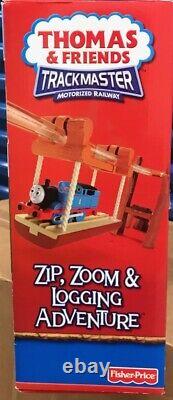 NIB! Thomas & Friends Zip, Zoom & Logging Adventure Complete withMotorized Engine