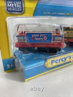 New 2009 PERCY'S SWEET SPECIAL Thomas & Friends Take N Play Diecast Trains RARE