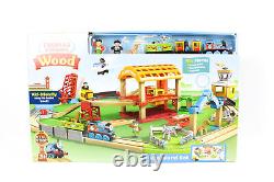New Thomas & Friends GMW08 Wood Busy Island Set Wooden Railway multi-colored