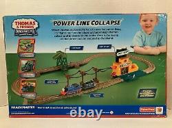 New Thomas & Friends Trackmaster Power Line Collapse Complete Set With Engine
