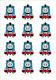 Novelty Thomas The Tank Engine Edible Cake Cupcake Toppers Decorations Birthday