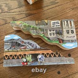 P131 Thomas Wooden Railway Train Engine Sam & The Great Bell Tower Buildings