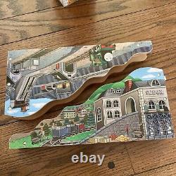 P131 Thomas Wooden Railway Train Engine Sam & The Great Bell Tower Buildings