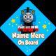 Personalised Baby On Board Car sign Thomas The Tank Engine New