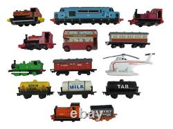 RARE Lot of 15 Thomas the Train ERTL Diecast Tank Engine & Friends & Case Set