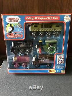 RARE Retired Thomas Wooden Railway Calling All Engines Lady Harvey New In Box