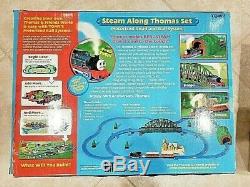 RARE Steam Along Thomas The Train Set Tomy 2005 Real Steam & Sounds Hit