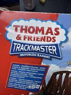 RARE Thomas & Friends Train Action Canyon Trackmaster With4 Trains & Cars COMPLETE