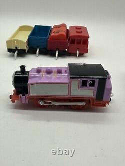 RARE Thomas & Friends Train Action Canyon Trackmaster With4 Trains & Cars COMPLETE