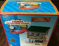 Rare 1996 thomas and friends SODOR LOG LOADER New In Box Wooden Railway Clickety
