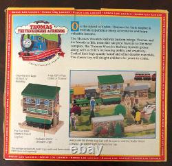 Rare 1996 thomas and friends SODOR LOG LOADER New In Box Wooden Railway Clickety