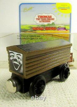 SAFELY STORED 25yrs 1992-93 v2 Thomas Wooden Railway TROUBLESOME BRAKEVAN $510