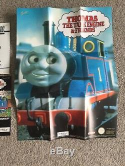 Snes Thomas The Tank Engine & Friends UKV + Poster RARE! Mint Super Nintendo