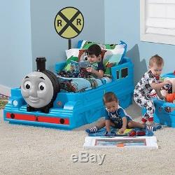 Step2 Thomas the Tank Engine Toddler Bed Kids Furniture Train Themed Blue
