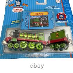 TAKE ALONG Thomas & Friends Henry Die-cast Train Green Metallic Exclusive 2006