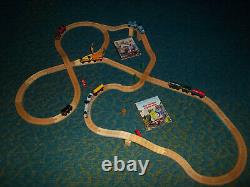 THOMAS & FRIENDS RACING WtH FRIENDS 69 PC CUSTOM WOOD LEARNING CURVE VNTAGE SET