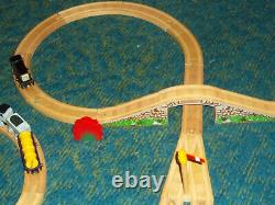 THOMAS & FRIENDS RACING WtH FRIENDS 69 PC CUSTOM WOOD LEARNING CURVE VNTAGE SET