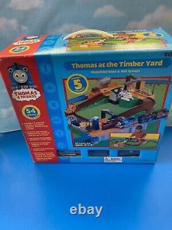 THOMAS & FRIENDS TOMY Thomas at the Timber Yard Motorized Road & Rail System NEW