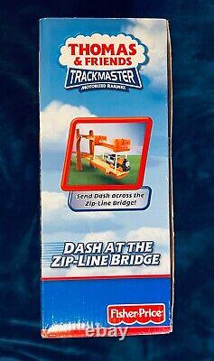 THOMAS & FRIENDS TRACKMASTER Dash At The Zip-Line Bridge Train Set New