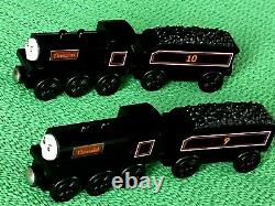 THOMAS & FRIENDS WOODEN DONALD & DOUGLAS WITH TENDERS for BRIO ENGINE SETS