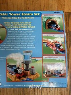 THOMAS & FRIENDS Water Tower Steam Set Motorized Train & Track & Engine Wash Set