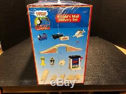THOMAS & FRIENDS Wooden Railway HAROLD'S MAIL DELIVERY SET 2004 LC99559 New