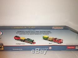 THOMAS Train Trackmaster Motorized Glynn and 2 Cars With Cargo