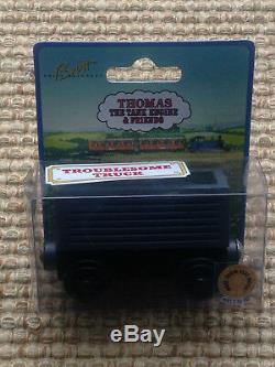 TROUBLESOME TRUCK 1994 Thomas Tank Wooden Engine NIB Fast Priority Shipping