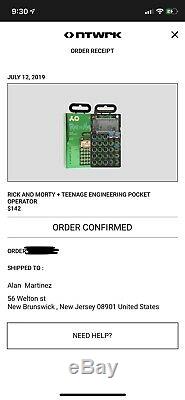 Teenage Engineering Rick and Morty Pocket Operator PO-137