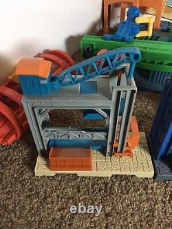 Thomas And Friends Trackmaster Spin & Fix Sodor Steamworks Lumber Yard Cranky