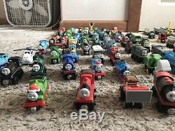 Thomas And Friends Wood Wooden & Diecast Magnetic Trains Engines Lot Over 100
