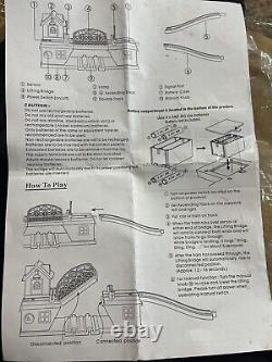 Thomas And Friends Wooden Railway Set Huge Lifting Bridge With Instructions