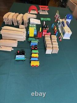 Thomas And Friends Wooden Railway Set Huge Lifting Bridge With Instructions