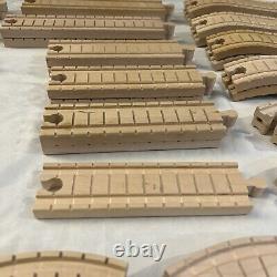Thomas And Friends Wooden Track, Assorted Pieces LOT 125 pcs