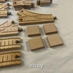 Thomas And Friends Wooden Track, Assorted Pieces LOT 125 pcs