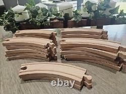 Thomas And Friends Wooden Train Tracks Railroad Lot Of 169 PCS. Train, Helicop