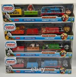 Thomas & Friends SODOR SAFARI Set 4 Monkey Lion Panda Elephant MOTORIZED