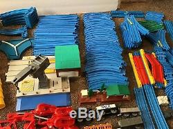 Thomas & Friends TOMY Lot Blue Track Tunnels Engines Cars Lady Diesel Henry 240+